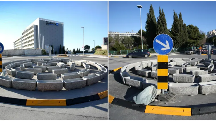 Rotor u Splitu postao je prava zabava za prolaznike: 'Doći će cvijeće pa će biti malo zanimljivije'