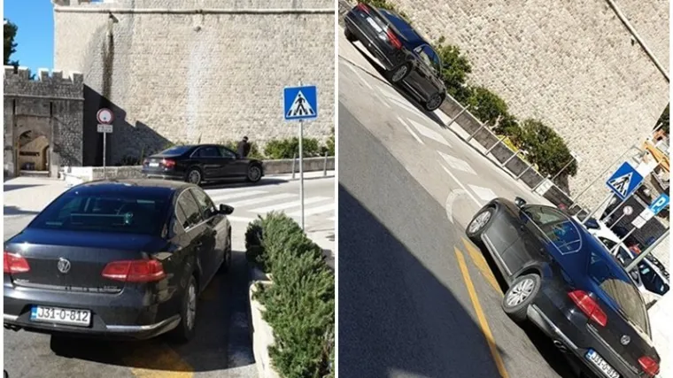 Dragan Čović naljutio Dubrovčane: Pogledajte kako se parkirao u centru grada!