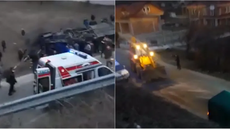 VIDEO Prevrnuo se autobus u Sjevernoj Makedoniji: Najmanje 13 poginulih