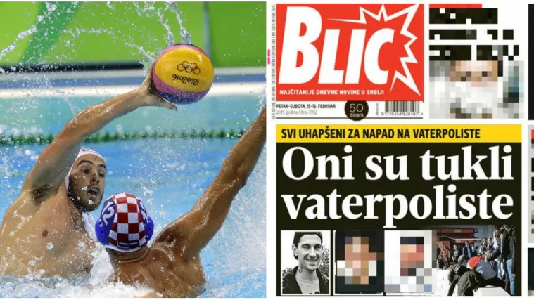 Blic je na naslovnici objavio fotografiju ubijenog torcidaša s opisom: 'Oni su tukli vaterpoliste'