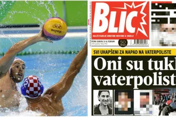 Blic je na naslovnici objavio fotografiju ubijenog torcidaša s opisom: 'Oni su tukli vaterpoliste'