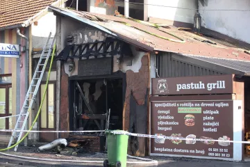 Izgorjela pečenjara na zagrebačkoj Kustošiji: Jedna osoba se nadisala dima