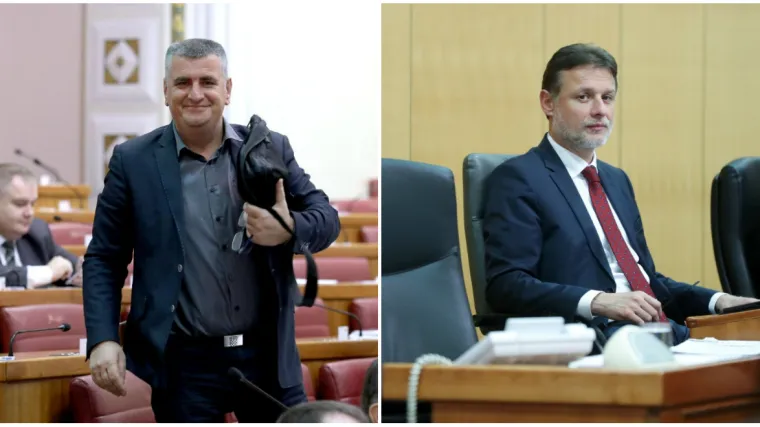 VIDEO Novi cirkus u Saboru: DJ Miro Bulj pustio 'Ustani bane', Jandroković mu isključio razglas