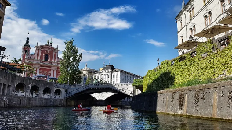 Glavni grad Slovenije - Grad koji živi na obali rijeke Ljubljanice