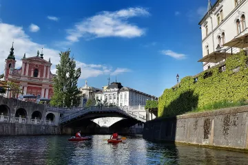 Glavni grad Slovenije - Grad koji živi na obali rijeke Ljubljanice