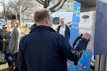 Puštanje u pogon punionice električnih vozila u Koprivnici