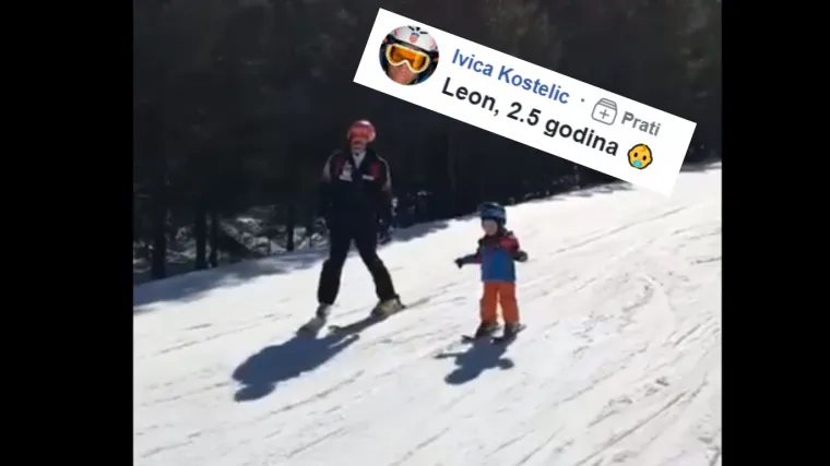 Kostelić odu&scaron;evio snimkom na kojoj skija sa sinom Leonom (2): 'Budućnost nam je osigurana!'