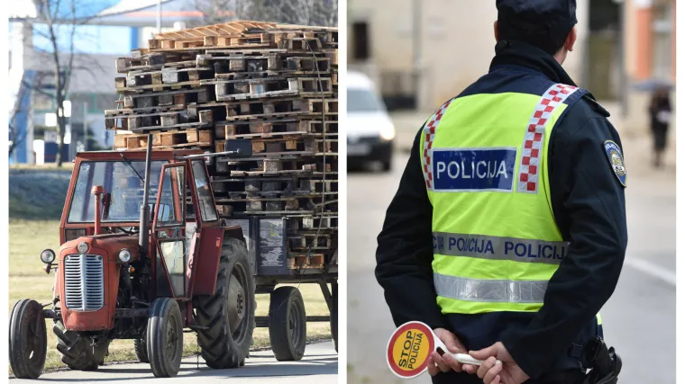 Registracija ili kazna! Policija u akciji protiv neregistriranih traktora, no ni to nije pro&scaron;lo bez apsurda