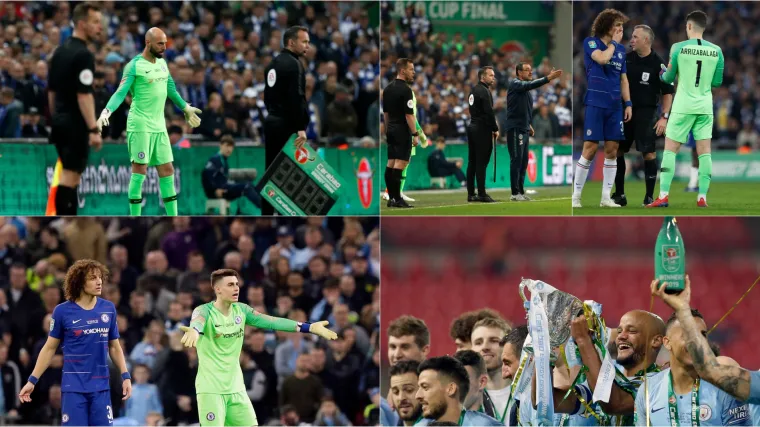 VIDEO Incident kakav nogomet ne pamti: Vratar Chelsea odbio zamjenu, trener Sarri poludio!