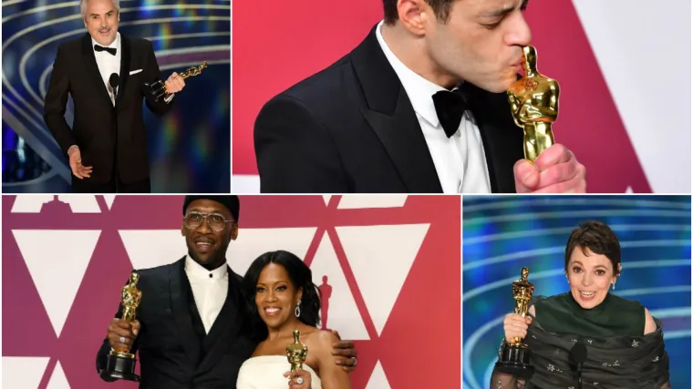'Zelena knjiga' najbolji film, Rami Malek i Olivia Colman najbolji glumci, a Alfonso Cuaron redatelj