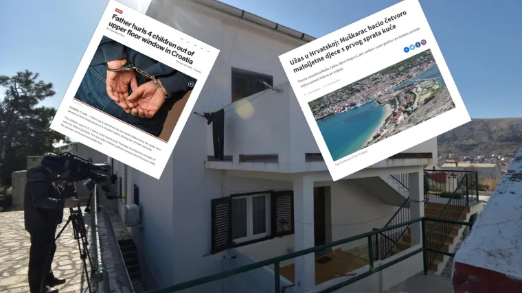 Svjetski mediji raspisali se o užasu na Pagu: 'U Hrvatskoj otac bacio djecu kroz prozor'