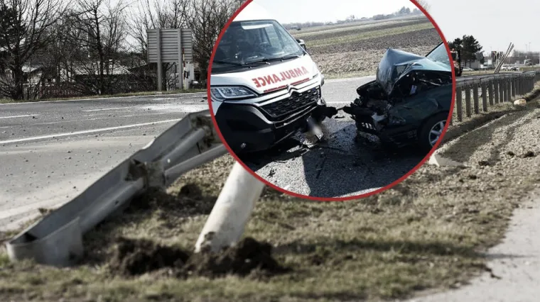 Neoprezna vožnja: Oduzela prednost pa izazvala sudar tri vozila, među njima i kombi Hitne