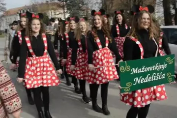 Zamaskirane mažoretkinje iz Nedelišća