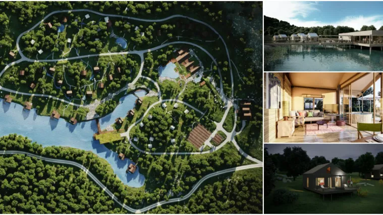 FOTO Projekt od 100 milijuna kuna usred Like: Vile na drveću i jezeru, noćenje i do par tisuća eura