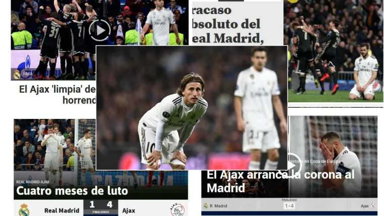 'Tjedan iz noćne more' &ndash; 'Potpuna propast Reala'