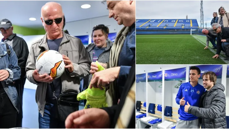 Dinamo organizirao obilazak stadiona za slijepe i slabovidne navijače