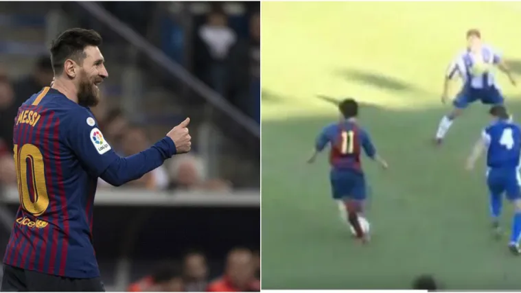 Pogledajte &scaron;to je Messi prije 15 godina radio suparnicima na terenu