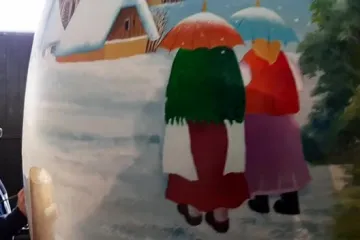 Slikari naivci oslikavaju Pisanicu od srca