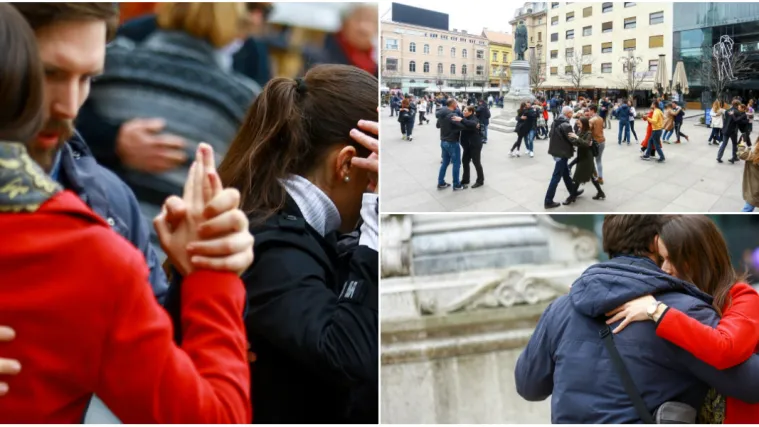 Sve je ljep&scaron;e uz ples: Zaplesali tango nasred Cvjetnog trga i odu&scaron;evili prolaznike!