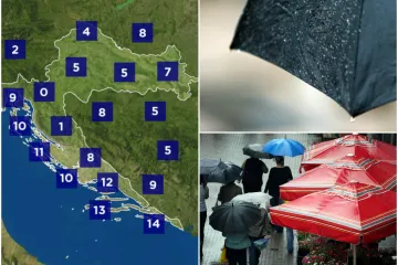 Temperature će naglo pasti, bit će nevremena pa i snijega
