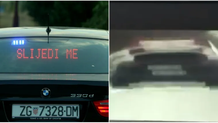 Pogledajte filmsku potjeru u Slavoniji: Presretač uhvatio Talijana koji je jurio 250 na sat!