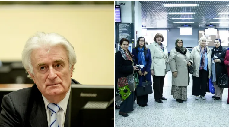VIDEO Majke Srebrenice otputovale u Haag: 'Nadamo se da će Karadžić do kraja života ostati u zatvoru'