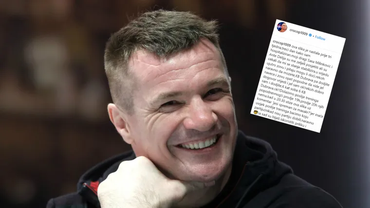 Cro Cop nasmijao obožavatelje: 'Proma&scaron;ili su bolnicu, skoro sam dobio jo&scaron; jedan moždani'