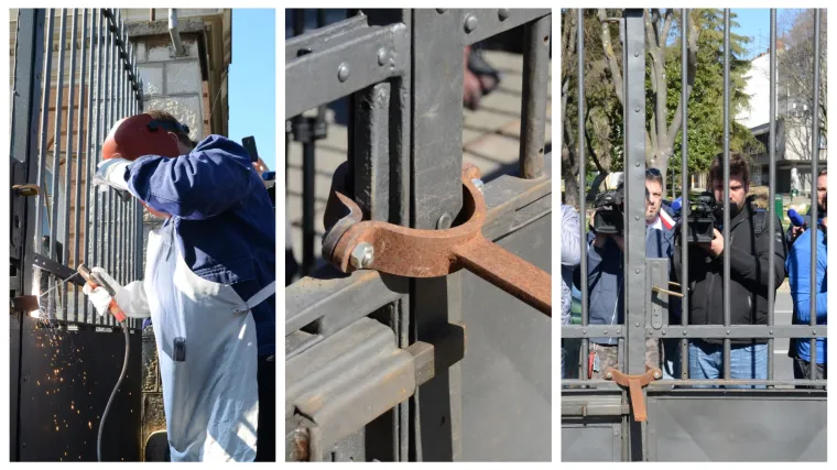 VIDEO Radnici Uljanika od danas ponovno u &scaron;trajku: Zavarili vrata na glavnom ulazu!