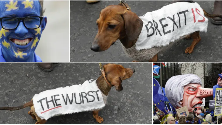 Deseci tisuća ljudi mar&scaron;iraju sredi&scaron;tem Londona: 'Jo&scaron; ni&scaron;ta nije gotovo. Vratite glas narodu'