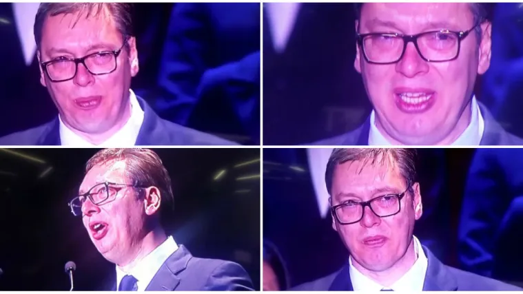 VIDEO Vučić kakvog jo&scaron; nismo vidjeli! Tijekom govora zaplakao: 'Srbiju pokoriti ne mogu!'