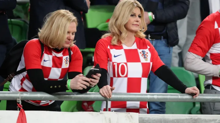 Pogledajte kako je Kolinda navijala za Vatrene u Budimpe&scaron;ti