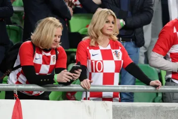 Pogledajte kako je Kolinda navijala za Vatrene u Budimpe&scaron;ti