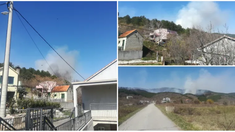 Gase ga već dva dana: U požaru u blizini Muća izgorjelo oko 150 hektara borove &scaron;ume