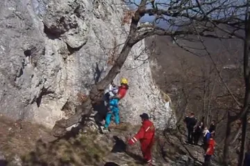 HGSS spašava planinarku na Kalniku