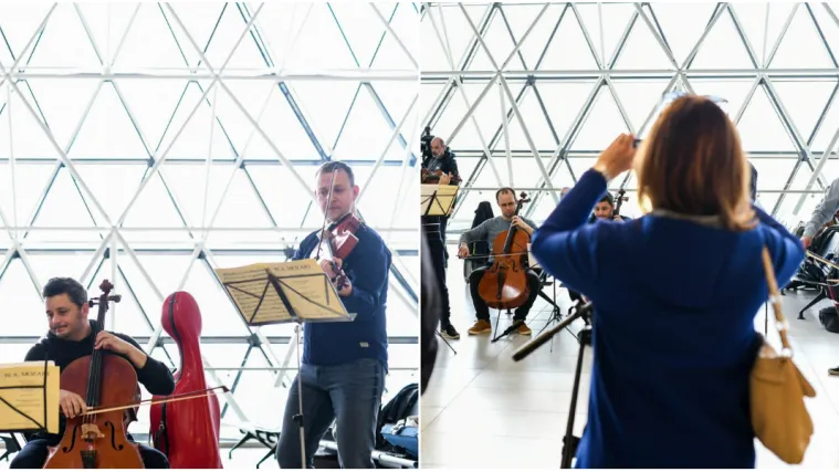 Solisti odu&scaron;evili putnike u zračnoj luci Zagreb: 'Ne znam jesu li poznati, ali ovo je spektakularno!'