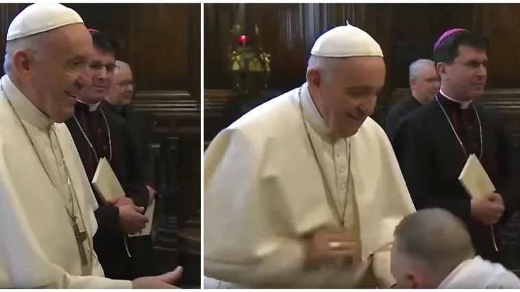 Papu zabavljale teorije oko izmicanja ruke: Napokon otkrio zašto nije dao da mu se ljubi ruka