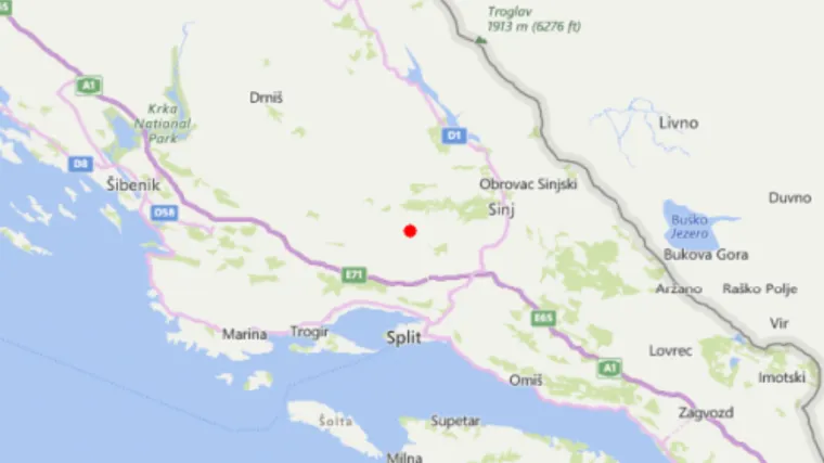 Donji Muć tresao se jutros jo&scaron; nekoliko puta: 'Potres je bio tako jak da me probudio, a onda se čuo tutanj'