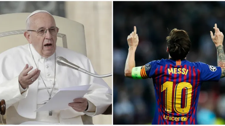 Papa Franjo: 'Messi je stvarno dobar igrač, ali nije Bog, obožavati njega bilo bi svetogrđe'