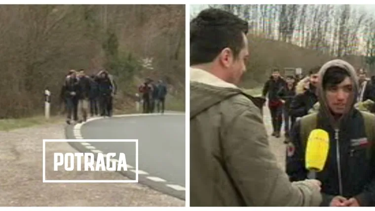 Ekipa Potrage na migrantskoj ruti preko Plje&scaron;ivice: Pred na&scaron;im kamerama policija privela migrante!