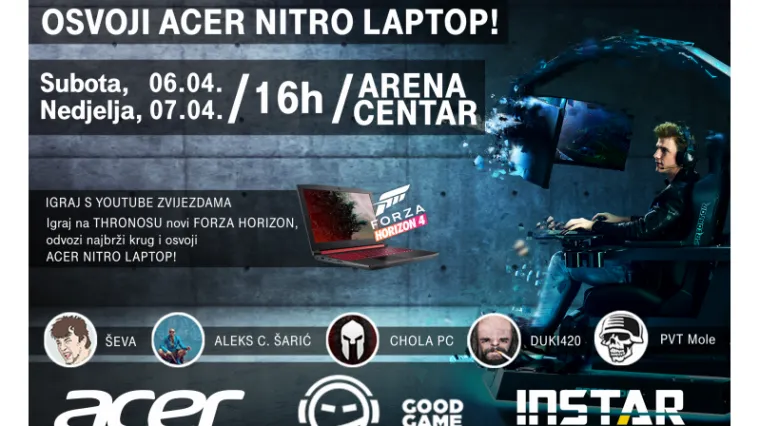 Dođite za vikend u Arena centar, odigrajte ludu partiju i ponesite kući novi laptop