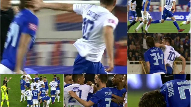 Umalo je nakon toga do&scaron;lo do tučnjave na terenu