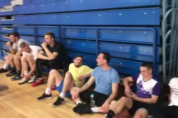 Nogometna utakmica francuskih i križevačkih studenata