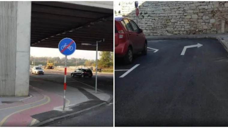 Prometni apsurdi u Hrvatskoj: Raskrižja na kojima se ne zna tko ima prednost, krivo postavljeni znakovi...