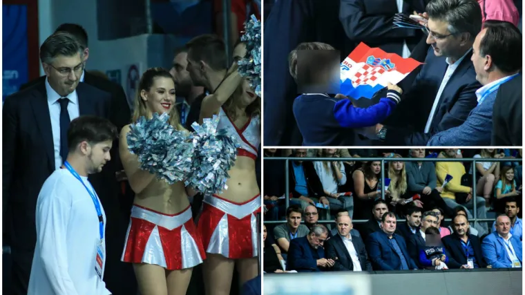 Plenković sina odveo na utakmicu, sjedili s Jakovom Kitarovićem. Jedan detalj mu je odvukao pozornost!