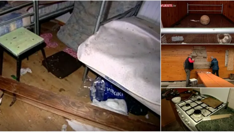 Bili smo u planinarskom domu kojeg su porazbijali migranti: Izmet, uni&scaron;teni prozori, rasparene deke...