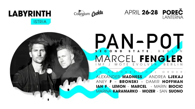 Ljetna festivalska sezona na Jadranu ove godine počinje u Poreču, uz neponovljivi LABYRINTH ISTRIA i Pan-Pot
