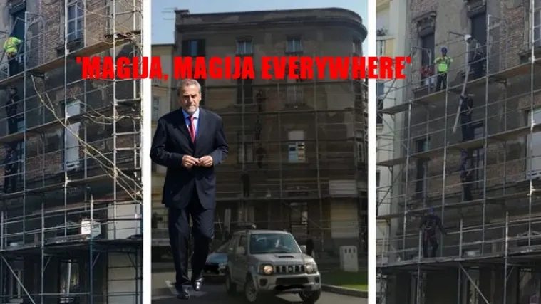 Stavili, pa skinuli skele bez radova, Bandićevi ljudi očekivali da će građani sami popraviti fasadu