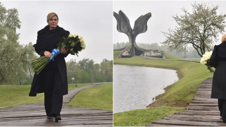 Predsjednica se u ti&scaron;ini poklonila žrtvama Jasenovca: 'Pro&scaron;lost ne možemo promijeniti'