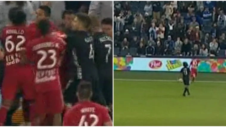 Naljutila ga odluka suca: Nogometa&scaron; s tri metra udaljenosti svom snagom pogodio navijača u glavu!