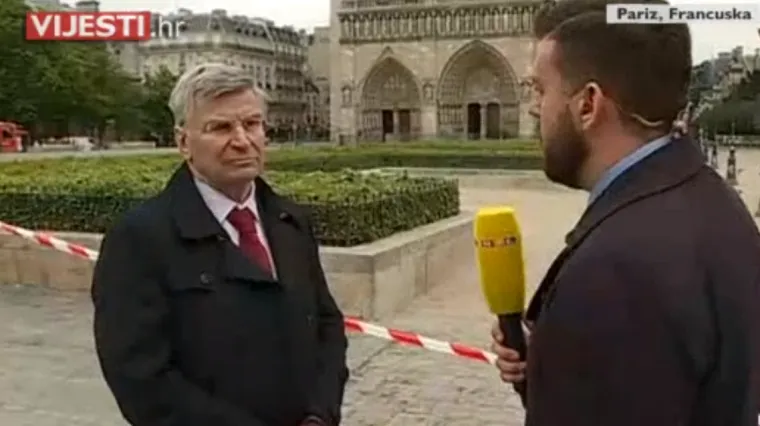 Hrvatski veleposlanik iz Pariza: 'Vlasti i vatrogasci su učinili sve &scaron;to su mogli da spase Notre-Dame'
